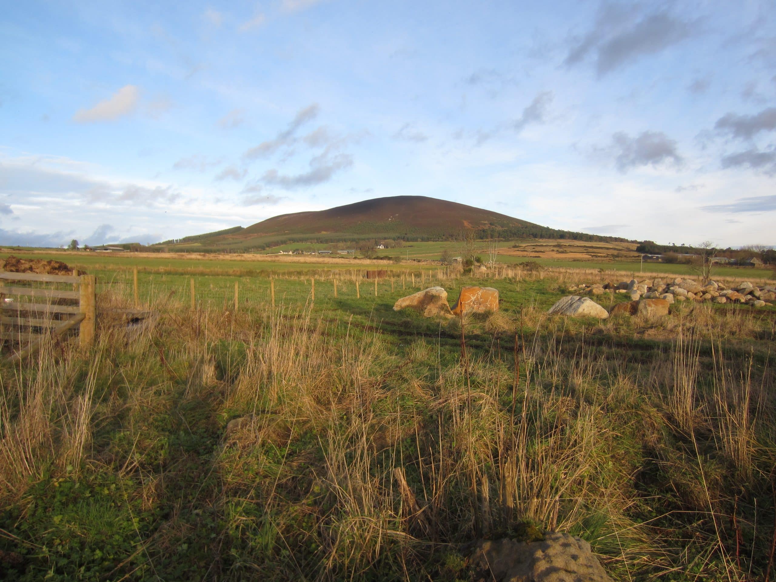 Aberdeenshire estate agents bring two plots at Knock, Moray, to market